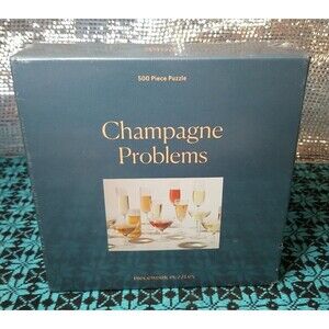 Piecework Puzzles "Champagne Problems" 500 Piece New and Sealed